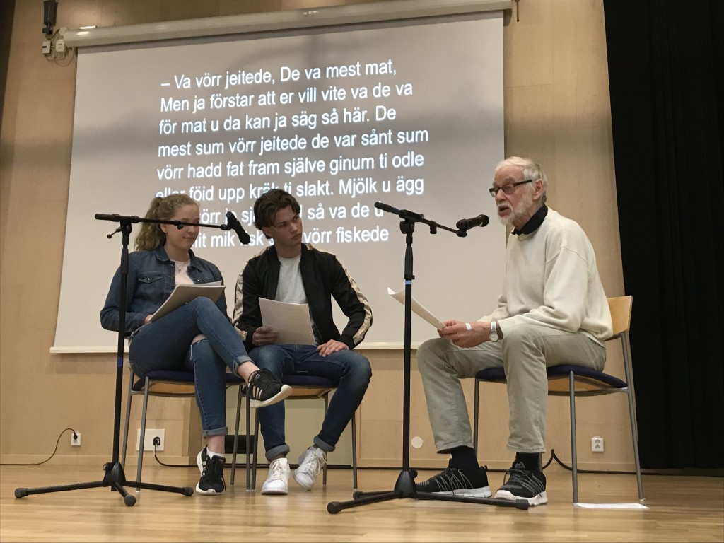 Gymnasiedagen-Roland Olsson, Cornelia Jakobsson och Oskar Rosvall